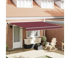 Automatinė ištraukiama markizė bordo spalvos 400x300cm