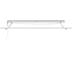 Automatinė ištraukiama markizė su LED, bordo spalvos, 300x250cm