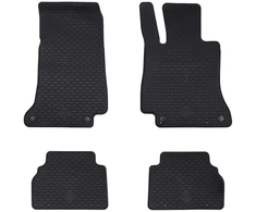 Automobilių kilimėlis 4 pcs Juoda Guma