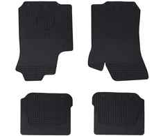 Automobilių kilimėlis 4 pcs Juoda Guma