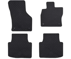 Automobilių kilimėlis 4 pcs Juoda Guma