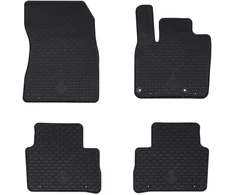 Automobilių kilimėlis 4 pcs Juoda tinka Nissan QASHQAI 2021-