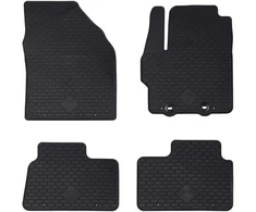 Automobilių kilimėlis 4 pcs Juoda tinka Toyota AYGO X 2022-
