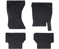 Automobilių kilimėlis 4 pcs Juoda tinka Audi A4 B9 2015-2024