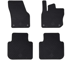 Automobilių kilimėlis 4 pcs Juoda Tinka Škoda KODIAQ TDI 2024-