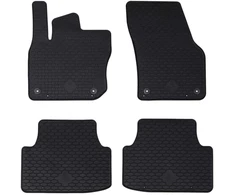Automobilių kilimėlis 4 pcs Juoda tinka VW TIGUAN TDI 2024-