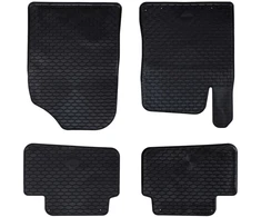 Automobilių kilimėlis 4 pcs Juoda tinka Hyundai i30 2017 Guma