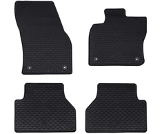 Automobilių kilimėlis 4 pcs Juoda tinkamas VW CADDY 2020- Guma