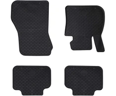 Automobilių kilimėlis 4 pcs Juoda tinkamas BMW 1er 2017- Guma