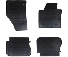 Automobilių kilimėlis 4 pcs Juodas Guma