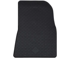Automobilių kilimėlis 4 pcs Juodas Guma