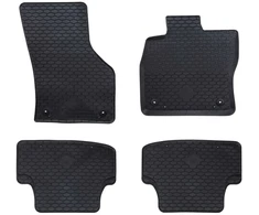 Automobilių kilimėlis 4 pcs Juodas tinka Audi A3 2012-2020 Guma