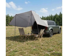 Automobilių palapinė 350 x 250 cm Pilka ir oranžinė