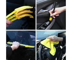 Automobilių šepetėlių rinkinys Įvairiaspalvis poliratanas