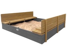 AXI smėlio dėžė XXL Ella 150 x 150 pilka