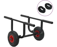 Baidarės vežimėlis, aliuminis, 90kg
