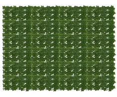 Balkono ekranas su lapais Žalia 200 x 150 cm
