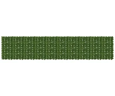 Balkono ekranas su lapais Žalia 500 x 100 cm