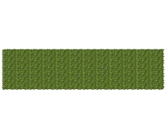 Balkono ekranas su lapais Žalia ir geltona 600 x 150 cm