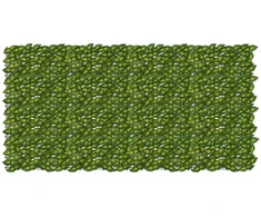 Balkono ekranas su lapais Žalia ir geltona 200 x 100 cm
