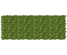 Balkono ekranas su lapais Žalia ir geltona 200 x 75 cm
