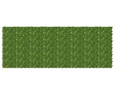 Balkono ekranas su lapais Žalia ir geltona 400 x 150 cm