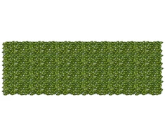 Balkono ekranas su lapais Žalia ir geltona 300 x 100 cm
