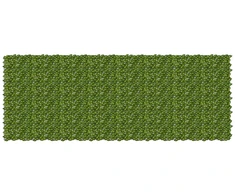 Balkono ekranas su lapais Žalia ir geltona 400 x 150 cm