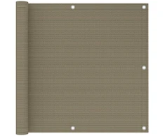 Balkono pertvara, taupe spalvos, 90x300cm, HDPE