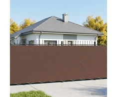 Balkono privatumo ekranas 150 x 300 cm Audinys su PU danga Ruda