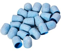 Activeshop Mėlyna šlifavimo antgaliai Exo Mėlyna Hard Cap 13mm /80 20vnt. Med Cap