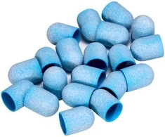 Activeshop Mėlyna Exo mėlynas Hard Cap abrazyviniai antgaliai su plastikine šerdimi 20 vnt.