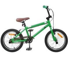 BMX Dviratis 16 Colių 5-8 metų amžiaus Žalia