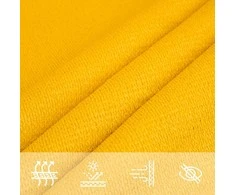 Burė nuo saulės, geltonos spalvos, 6x7m, HDPE, 160g/m²