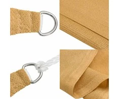 Burė nuo saulės, smėlio, 2,5x3m, HDPE, 160g/m², stačiakampė