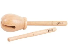 CLASSIC WORLD EDU mediniai ritminiai muzikos instrumentai 2 vnt