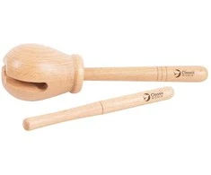 CLASSIC WORLD EDU mediniai ritminiai muzikos instrumentai 2 vnt