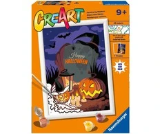 Dėlionė Tapyba pagal skaičius Halloween CreArt 23713 Ravensburger