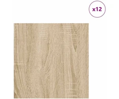 Dekoratyvinės Panelės 12 vnt. Sonoma ąžuolas 30 x 30 x 0.27 cm