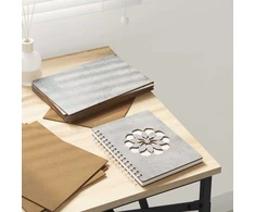 Dekoratyvinės Panelės 50 vnt. Betono pilka 15 x 21 x 0,27 cm