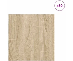 Dekoratyvinės Panelės 50 vnt. Sonoma ąžuolas 30 x 30 x 0.27 cm