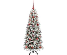 Dirbtinė Kalėdų eglutė su 150 LED s stovu Balta 120 cm