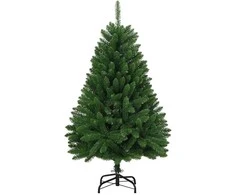 Dirbtinė Kalėdų eglutė su 150 LED Žalia 120 cm PVC ir metalas