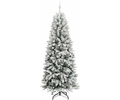 Dirbtinė Kalėdų eglutė su 300 LED s stovu Balta 240 cm