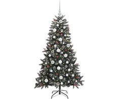Dirbtinė Kalėdų eglutė Žalia 150 cm PVC, plastikas ir plienas