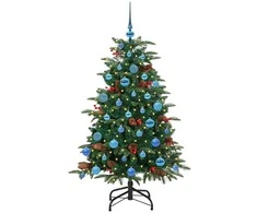 Dirbtinė Kalėdų eglutė Žalia 150 cm PVC ir Metalas ir Plastikas