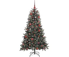 Dirbtinė Kalėdų eglutė Žalia 150 cm PVC, plastikas ir plienas