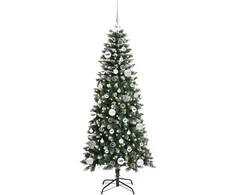 Dirbtinė Kalėdų eglutė Žalia 150 cm PVC, plastikas ir plienas