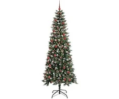 Dirbtinė Kalėdų eglutė Žalia 210 cm PVC, plastikas ir plienas