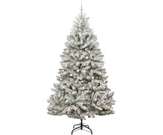 Dirbtinė Kalėdų eglutė Žalia ir balta 300 cm PVC ir metalas